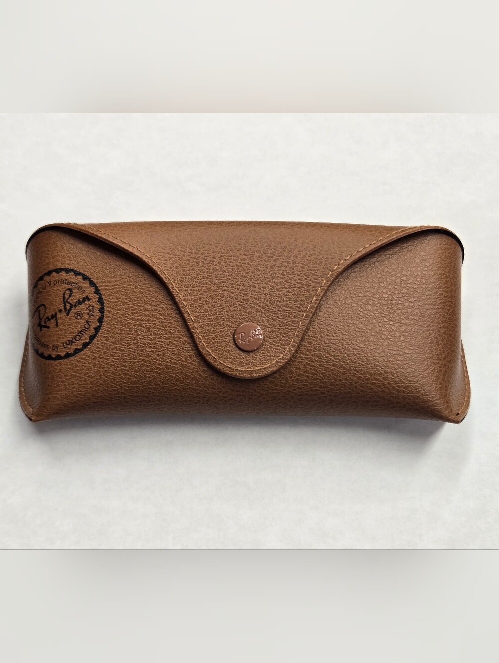 Ray-Ban Sunglasses Case Brown Leather